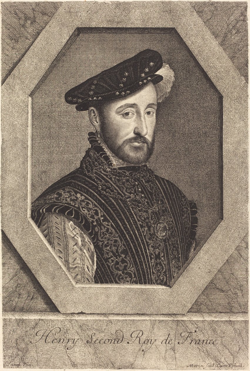 Henryk II autorstwa Jean Morin after François Clouet