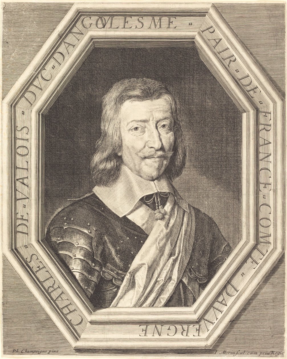 Charles de Valois, książę Angouleme autorstwa Jean Morin after Philippe de Champaigne