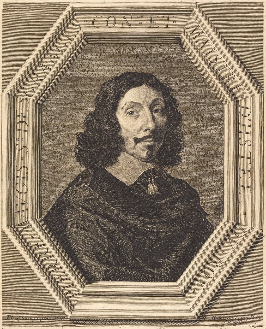 Pierre Maugis autorstwa Jean Morin after Philippe de Champaigne