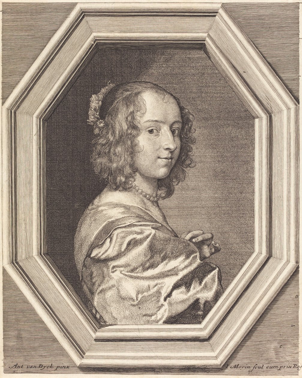 Małgorzata Cytryna autorstwa Jean Morin after Sir Anthony van Dyck