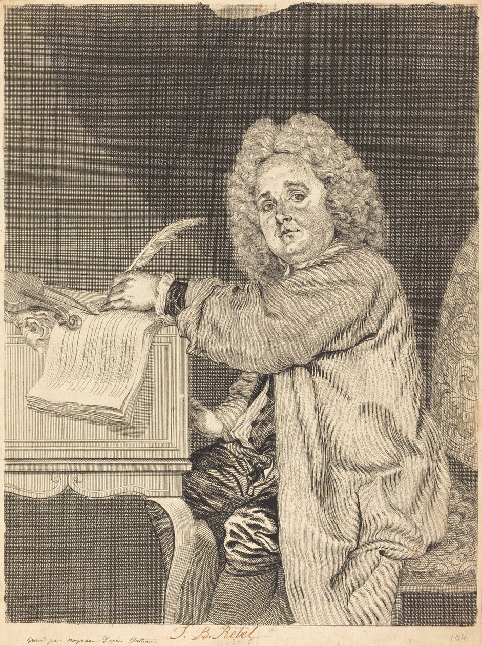 J.-B. Buntownik autorstwa Jean Moyreau, Antoine Watteau