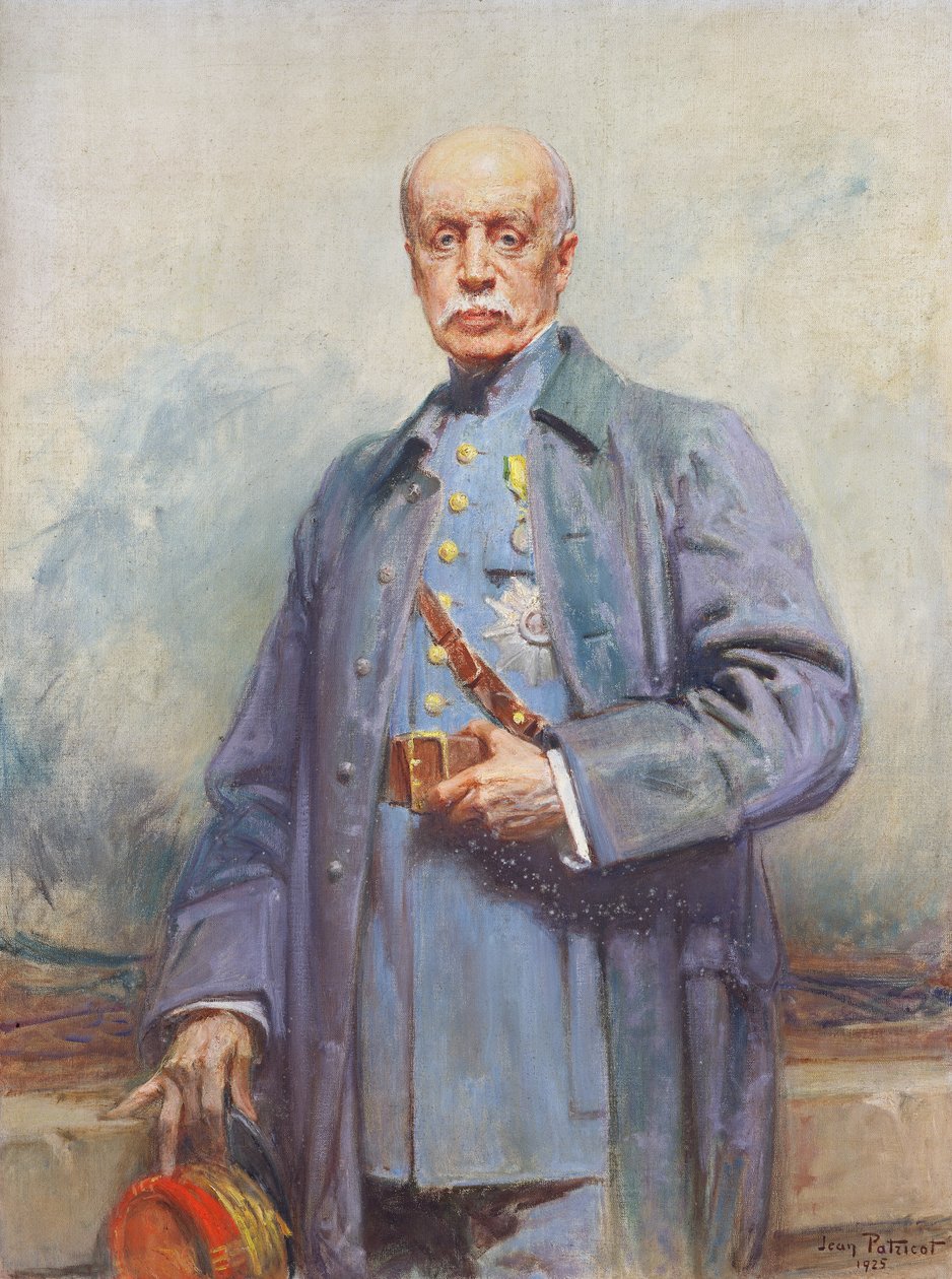 Portret francuskiego Marshalla Fayolle Emilela, 1925 (tempera na płótnie) autorstwa Jean Patricot