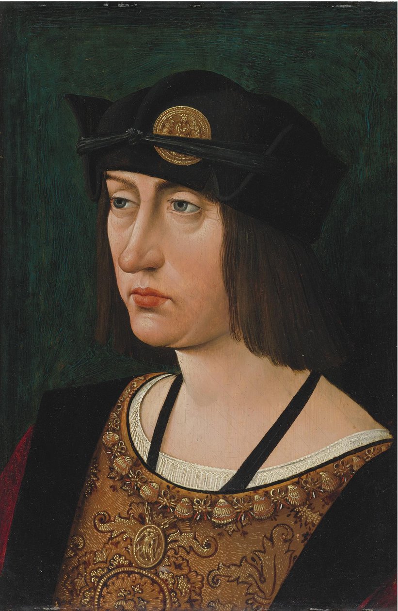 Portret Ludwika XII, króla Francji 1498-1515 autorstwa Jean Perreal