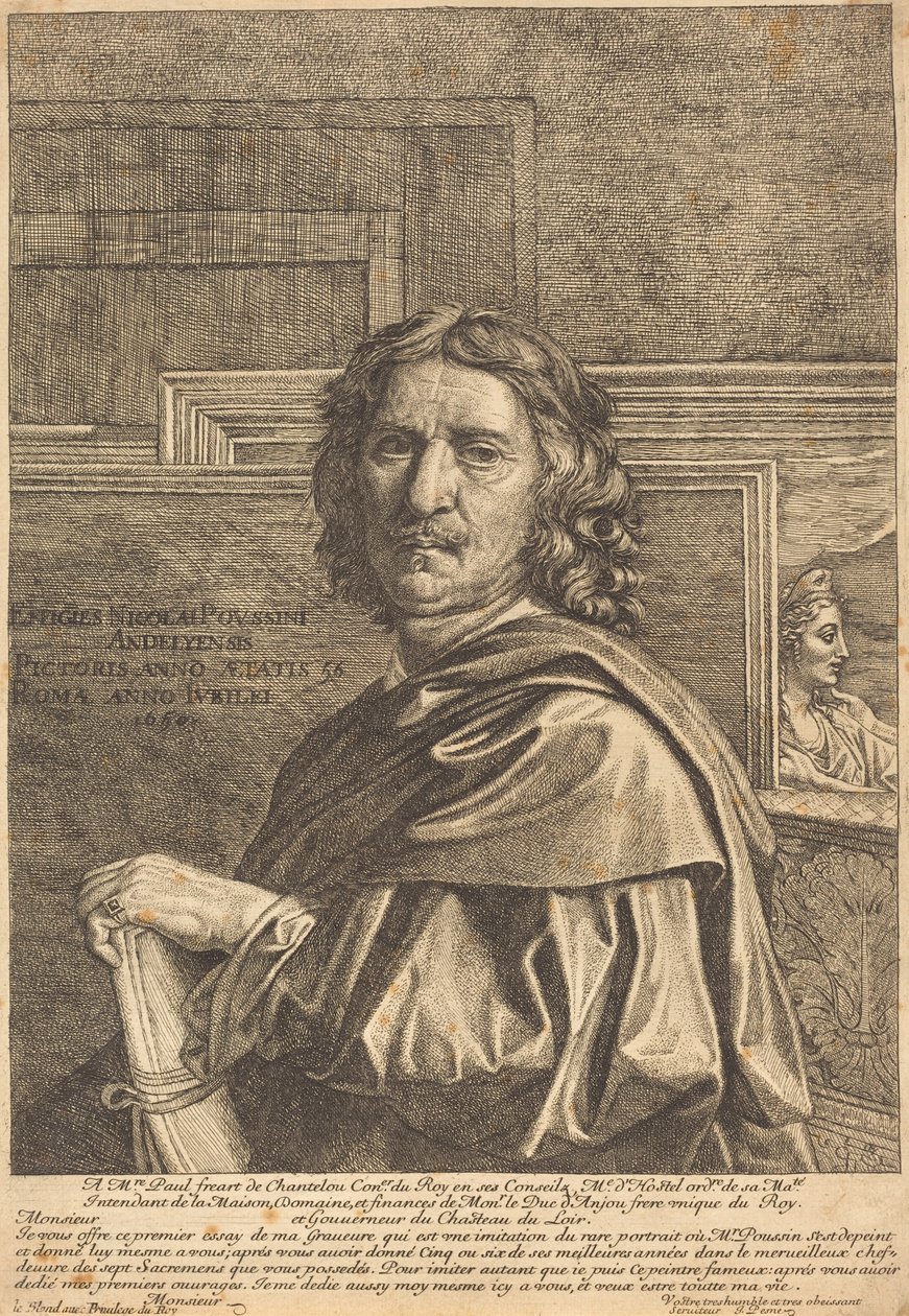 Mikołaja Poussina autorstwa Jean Pesne after Nicolas Poussin
