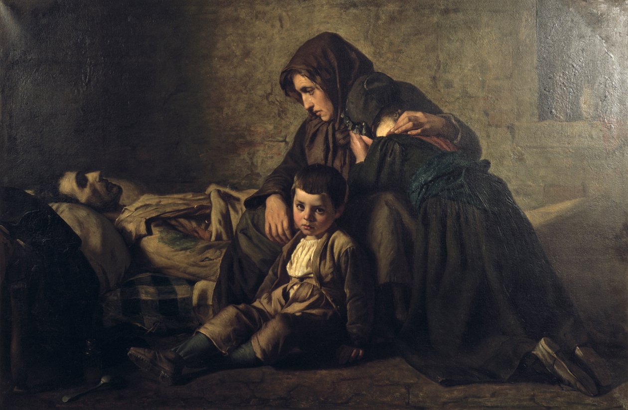 Obraz, tytuł nieznany, połowa XIX w. autorstwa Jean Pierre Alexandre Antigna