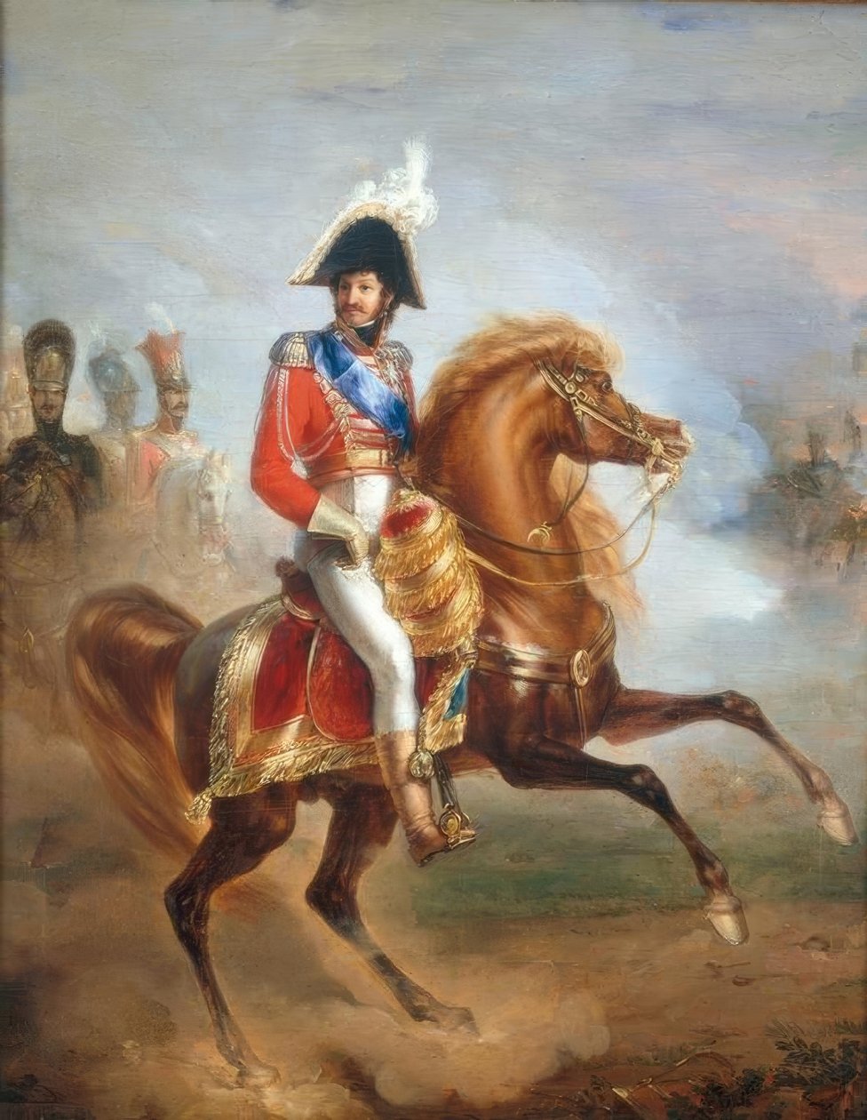 Joachim Murat / Portret na koniu / J.P.Franque autorstwa Jean Pierre Franque