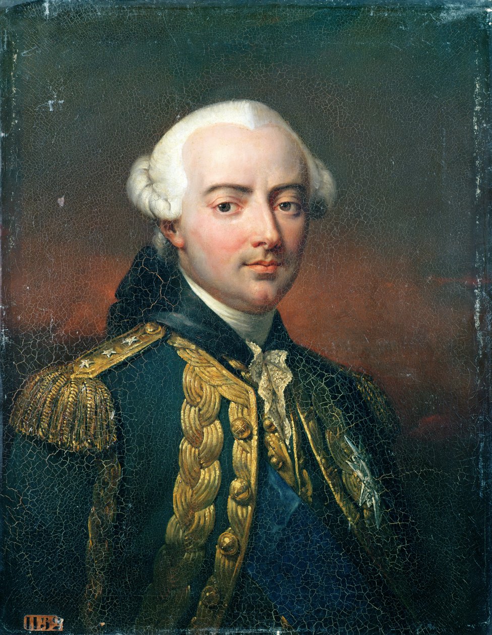 Portret Karola Henriego (1729-94) hrabiego Estaing autorstwa Jean Pierre Franque