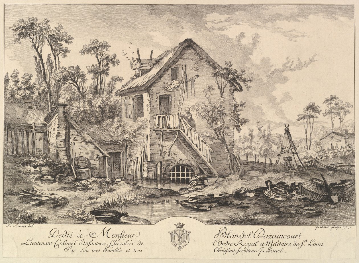 Krajobraz, 1759. autorstwa Jean Pierre Houel
