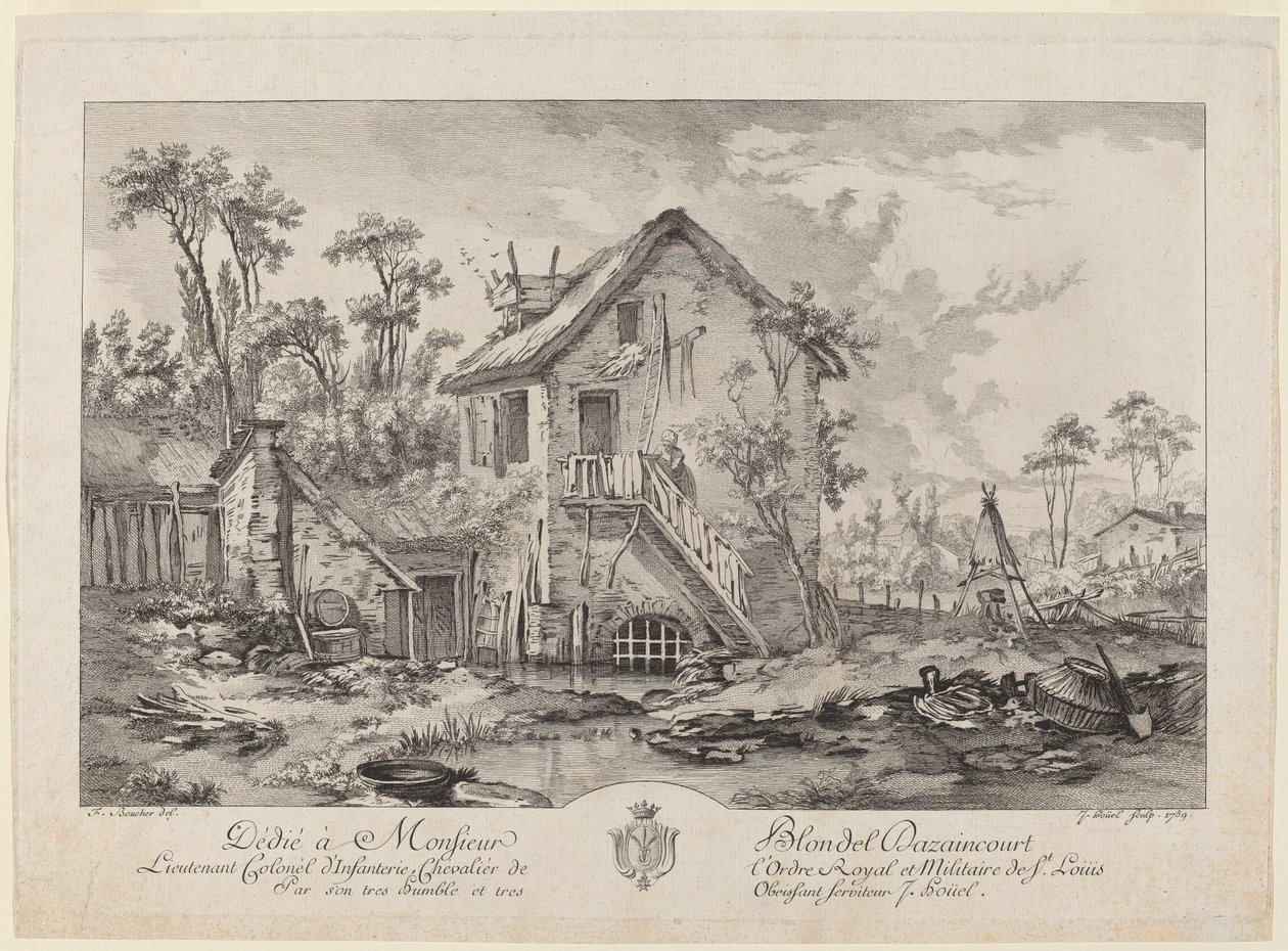 Obejście autorstwa Jean Pierre Louis Laurent Hoüel after François Boucher
