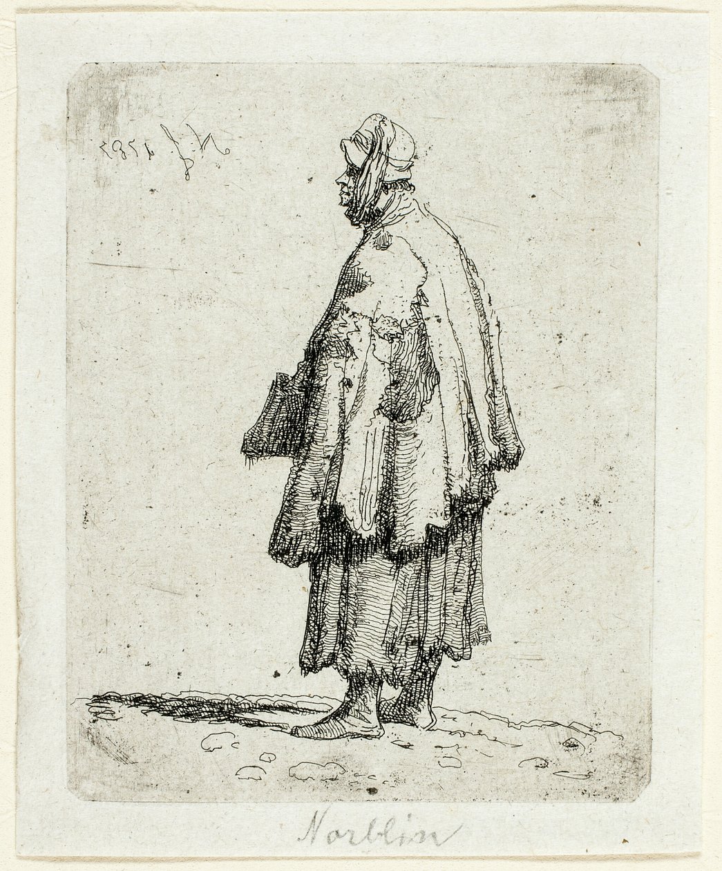 Kobieta żebraczka autorstwa Jean Pierre Norblin de La Gourdaine
