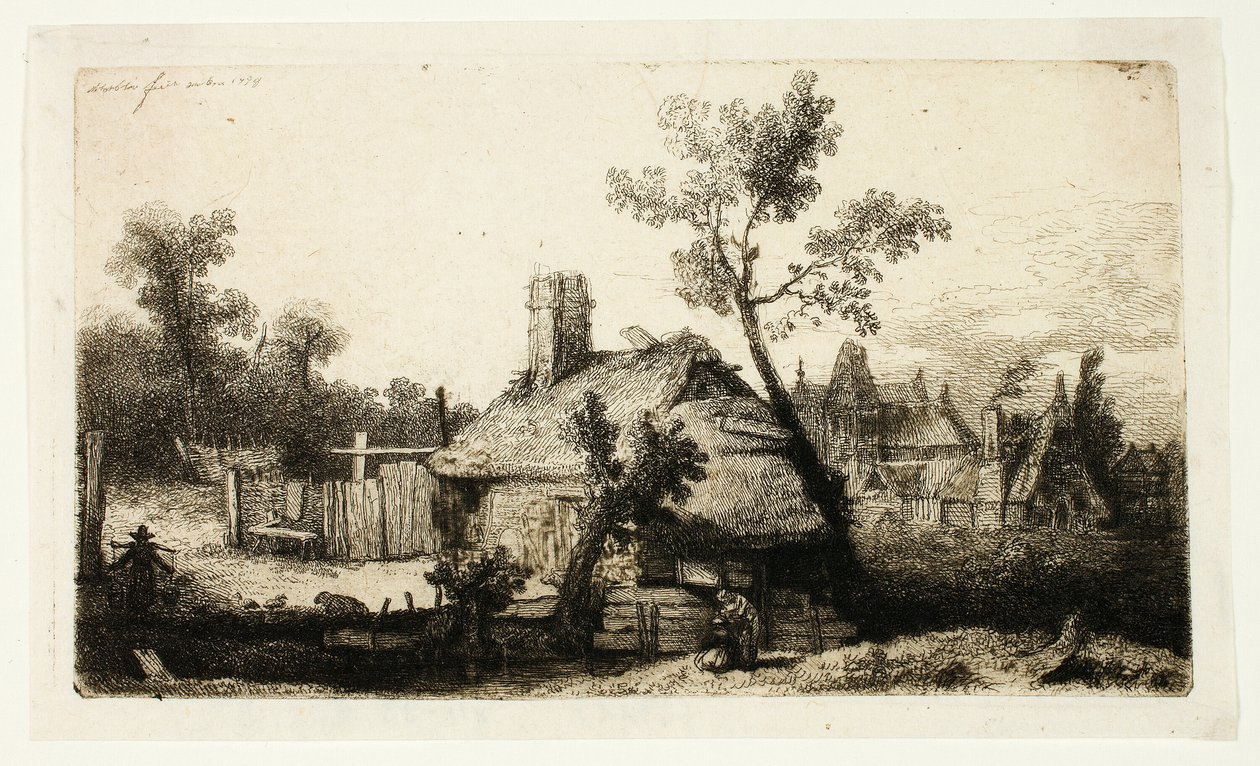 Wioska autorstwa Jean Pierre Norblin de La Gourdaine