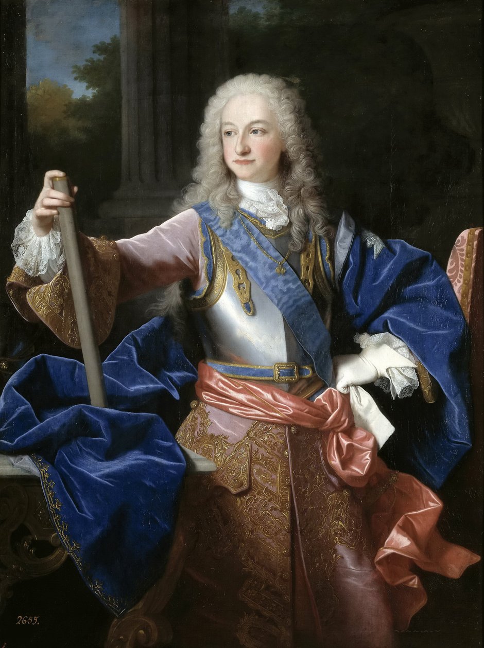 Ludwik I Hiszpański 1707-1724 jako książę Asturii, 1723. autorstwa Jean Ranc