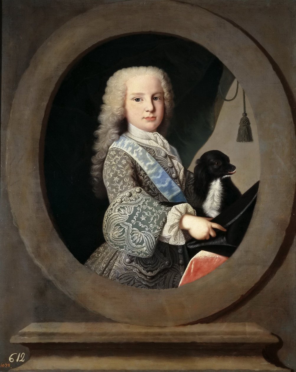 Luis Antonio Jaime z Hiszpanii 1727-1785, kardynał Infante, 1731. autorstwa Jean Ranc