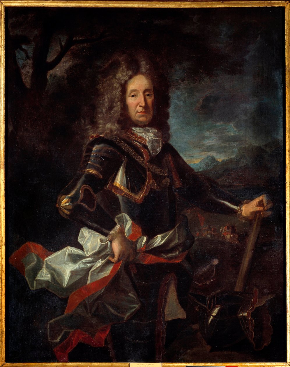 Portret Karola Henri de Lorraine, księcia Vaudemont (1649-1723), syna Karola IV. Obraz Jeana Ranca (1674-1735) autorstwa Jean Ranc