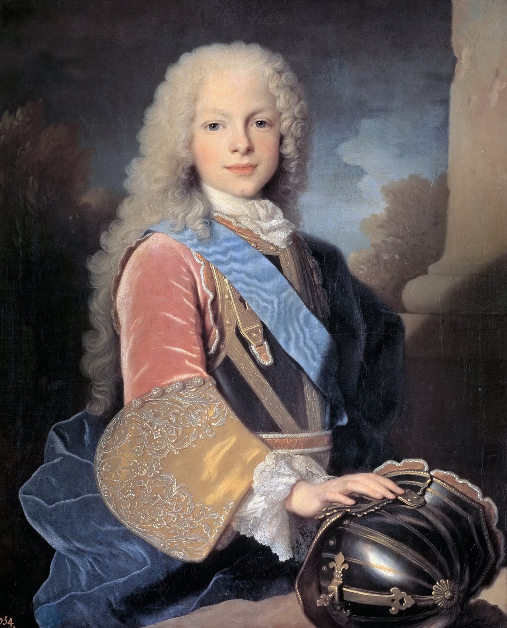 Portret Ferdynanda VI z Hiszpanii 1713-1759, 1725. autorstwa Jean Ranc