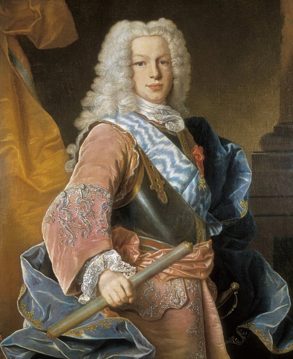 Portret Fernanda VI. ok. 1734 (olej na płótnie) autorstwa Jean Ranc