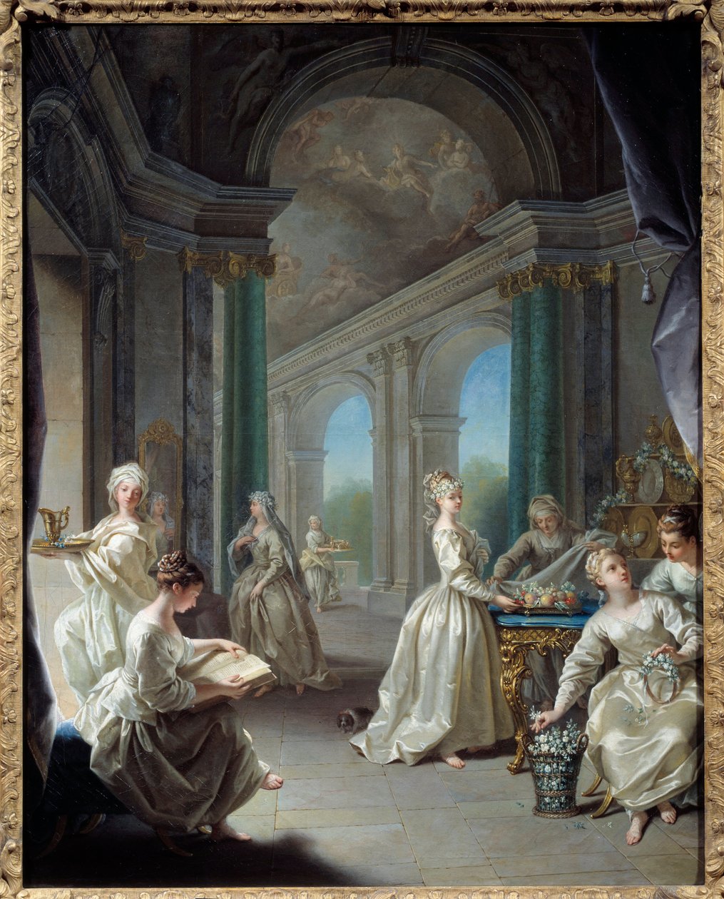 Nowoczesne dziewice. Obraz Jeana Raoux (1677 - 1734) autorstwa Jean Raoux