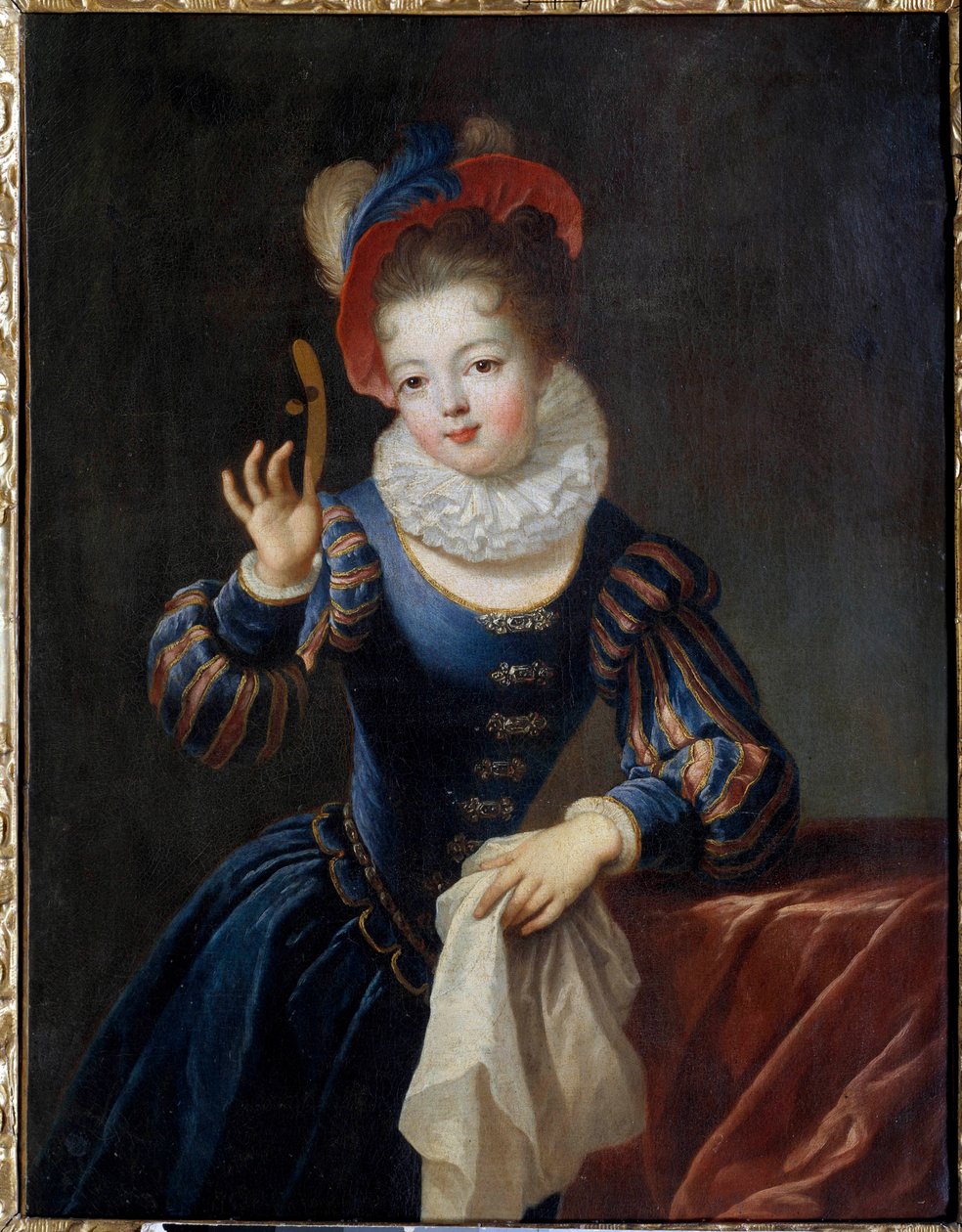 Młoda dziewczyna w masce Obraz Jeana Raoux (1677-1734) XVIII wiek. autorstwa Jean Raoux