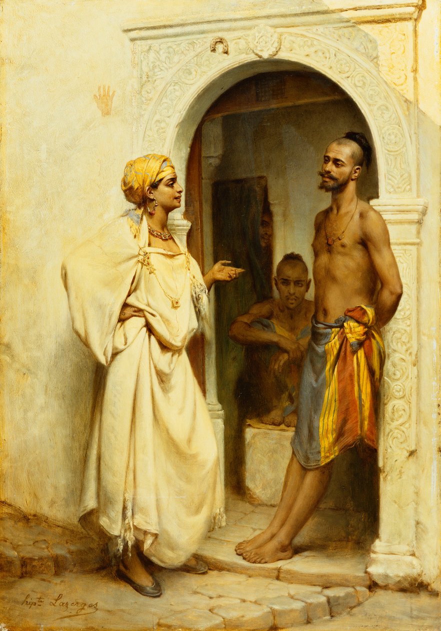 Flirt, autorstwa Jean Raymond Hippolyte Lazerges