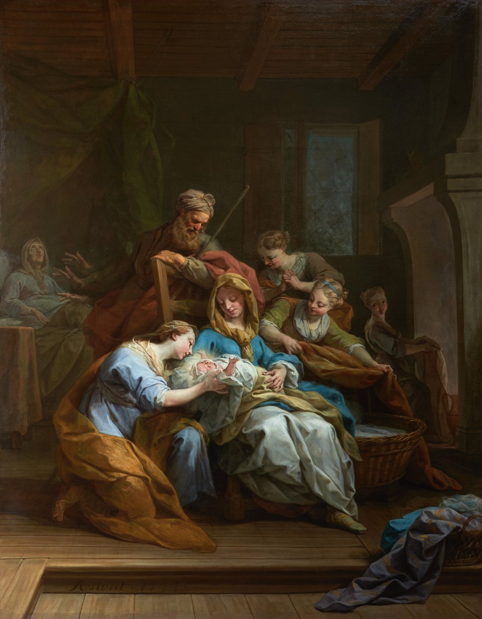 Francuski: La Nativité de la Vierge autorstwa Jean Restout