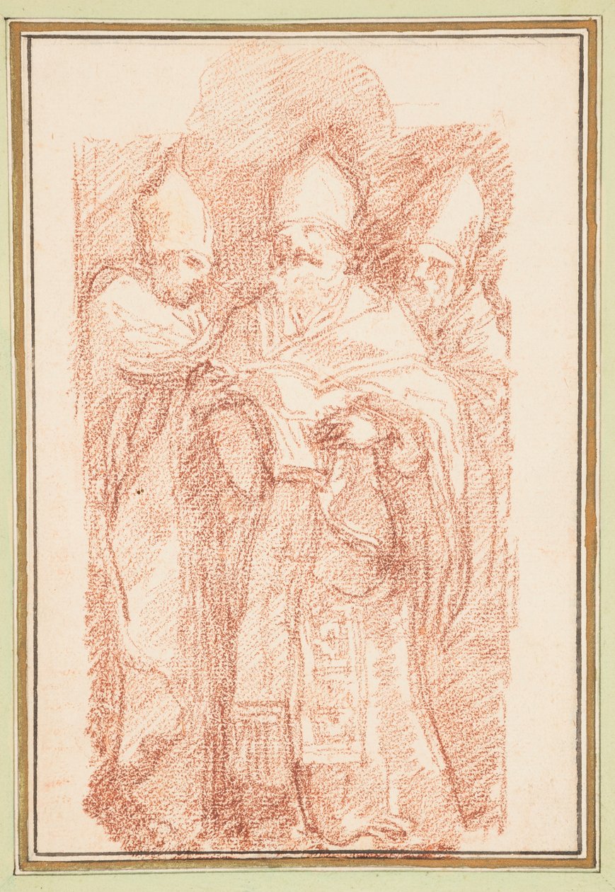 Trzech biskupów autorstwa Jean Robert Ango