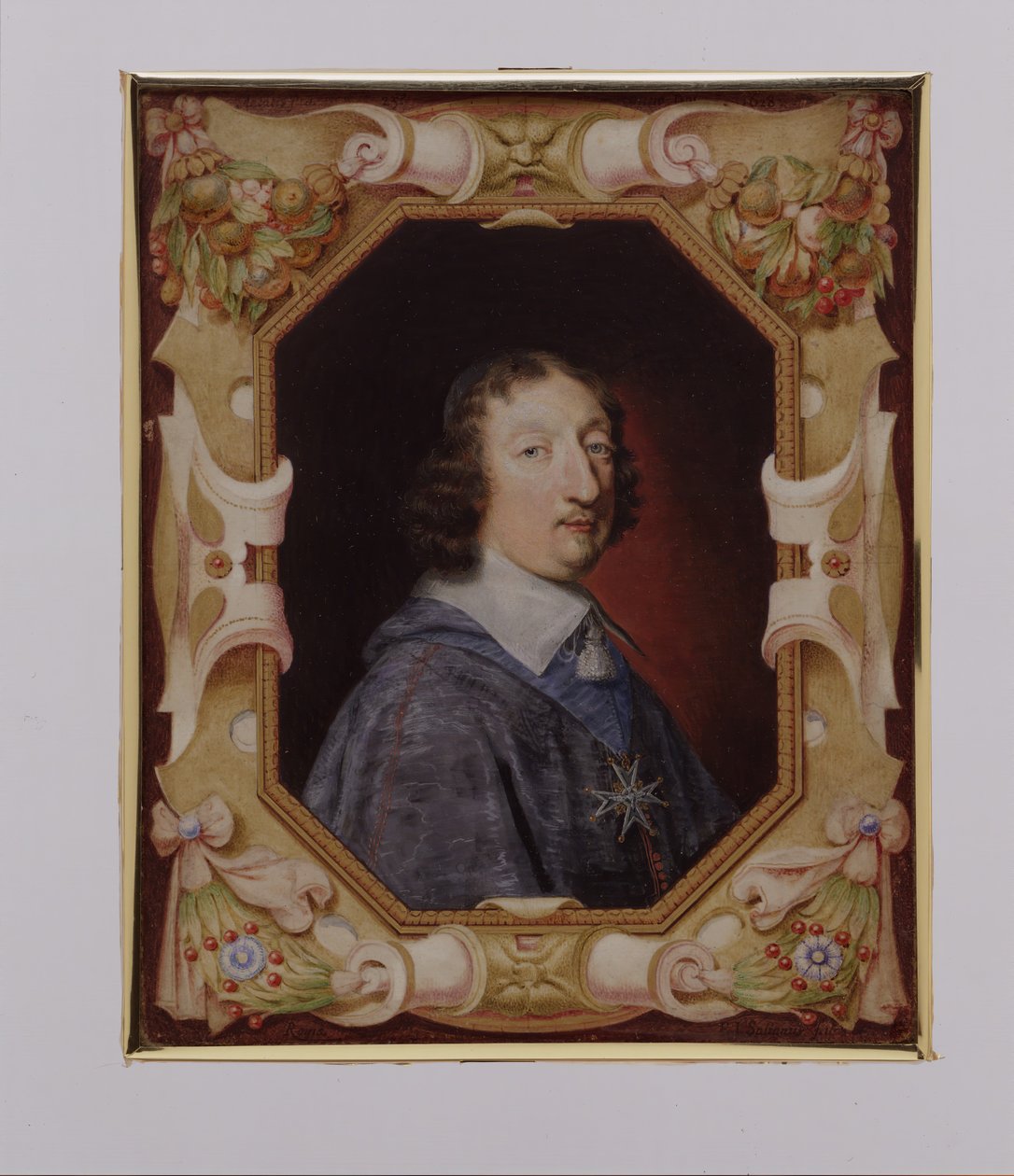 Portret duchownego, 1628. autorstwa Jean Saillant