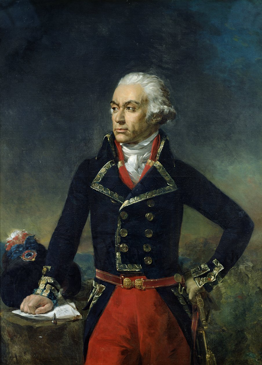Charles-Francois du Perier Dumouriez (1739-1823) według obrazu Jean Antoine Houdona, 1834 autorstwa Jean Sebastien Rouillard