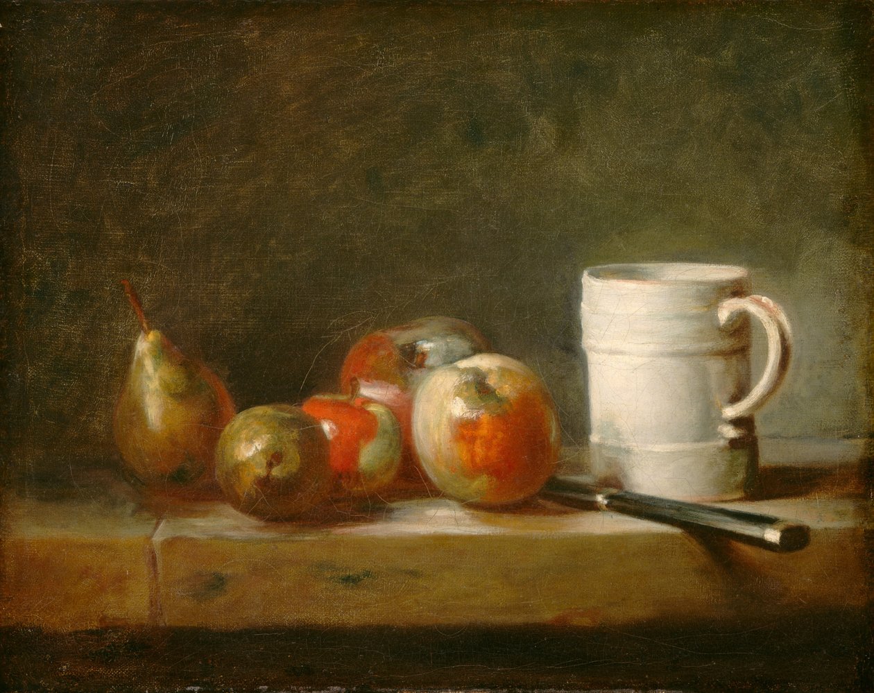 Martwa natura z białym kubkiem, c. 1764. autorstwa Jean Baptiste Simeon Chardin