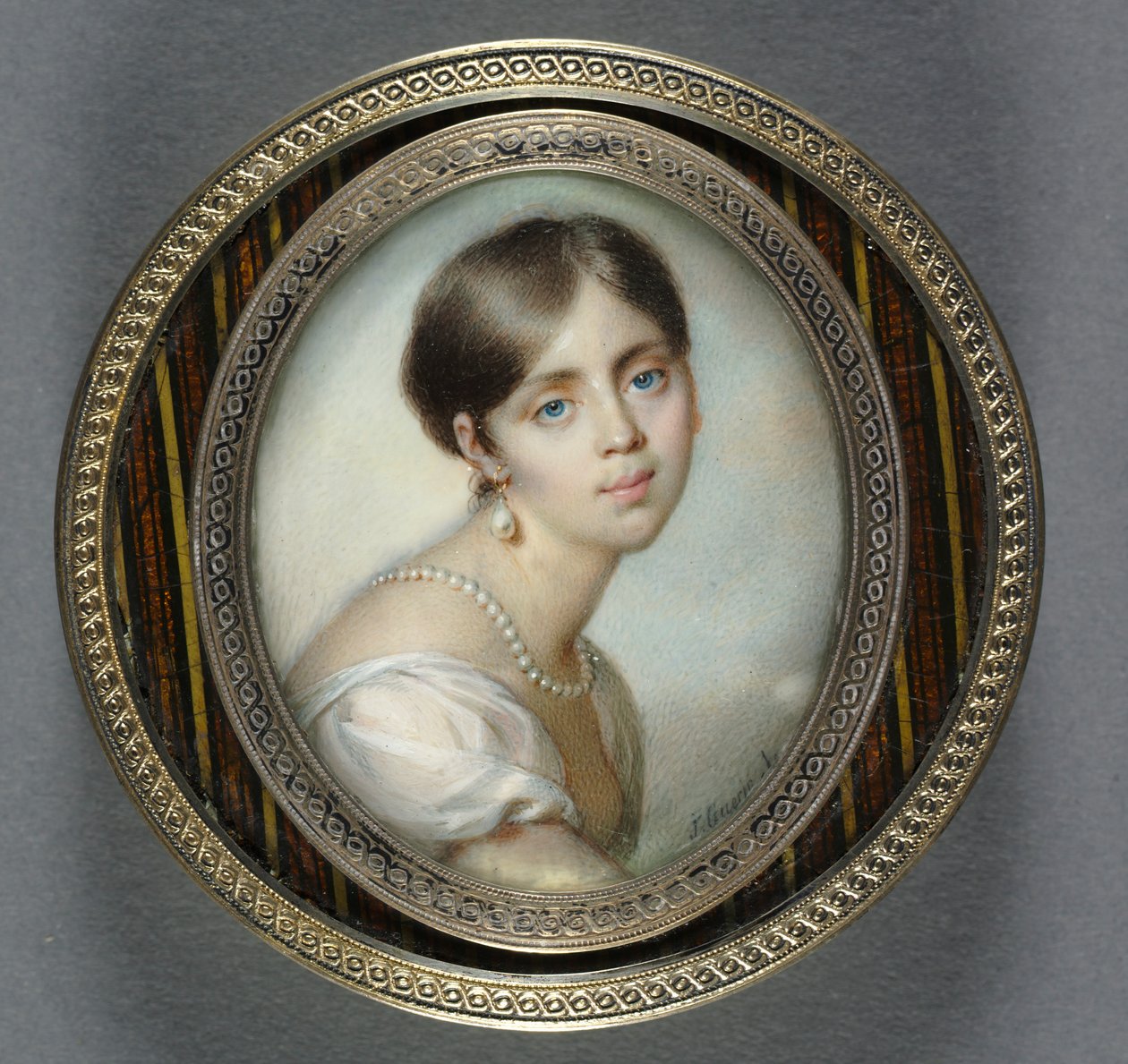 Portret młodej kobiety w bieli, 1805. autorstwa Jean Urbain Guerin