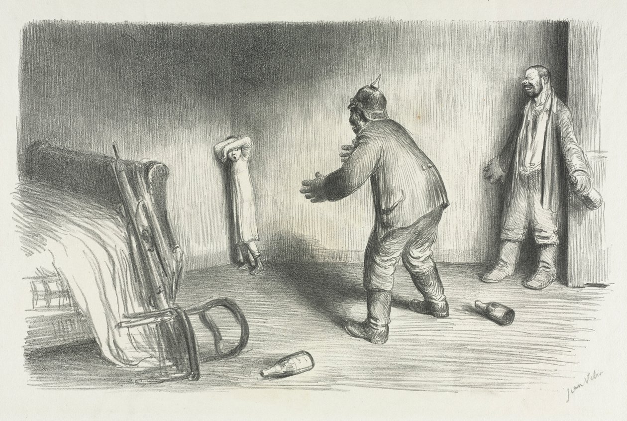 Perdue, 1914. autorstwa Jean Veber