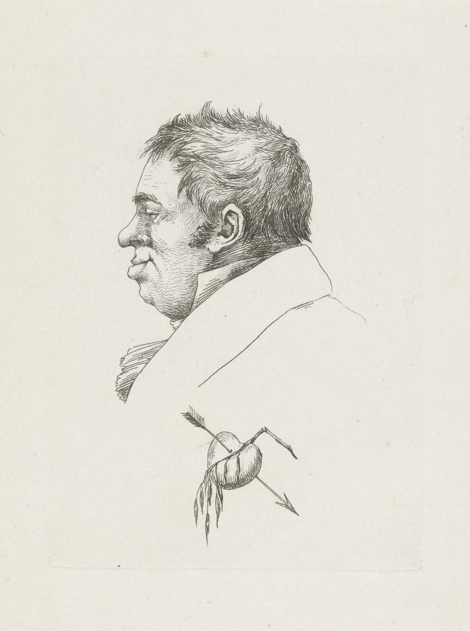 Portret Jantje de Wita autorstwa Jean Zacherie Mazel