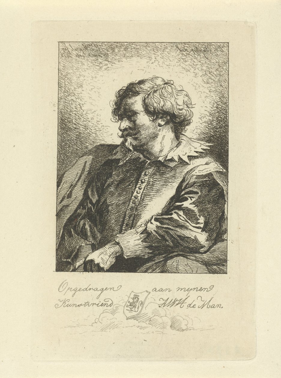 Portret mężczyzny autorstwa Jean Zacherie Mazel