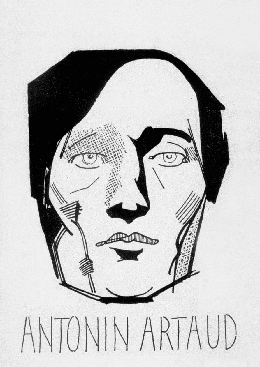 Antonin Artaud (litografia) autorstwa Jean de Bosschere