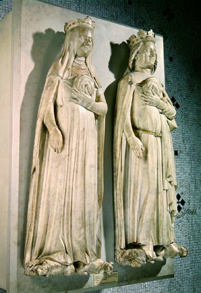 Wizerunki Karola IV (1295-1328) „Le Bel” i Jeanne d