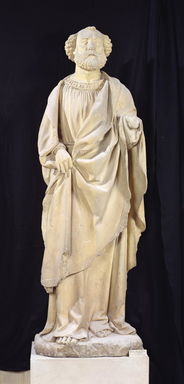 Św. Piotr z zamku książąt Burbonów, Chantelle, ok. 1500-03 autorstwa Jean fl.c.1465 c.1516 Guilhomet