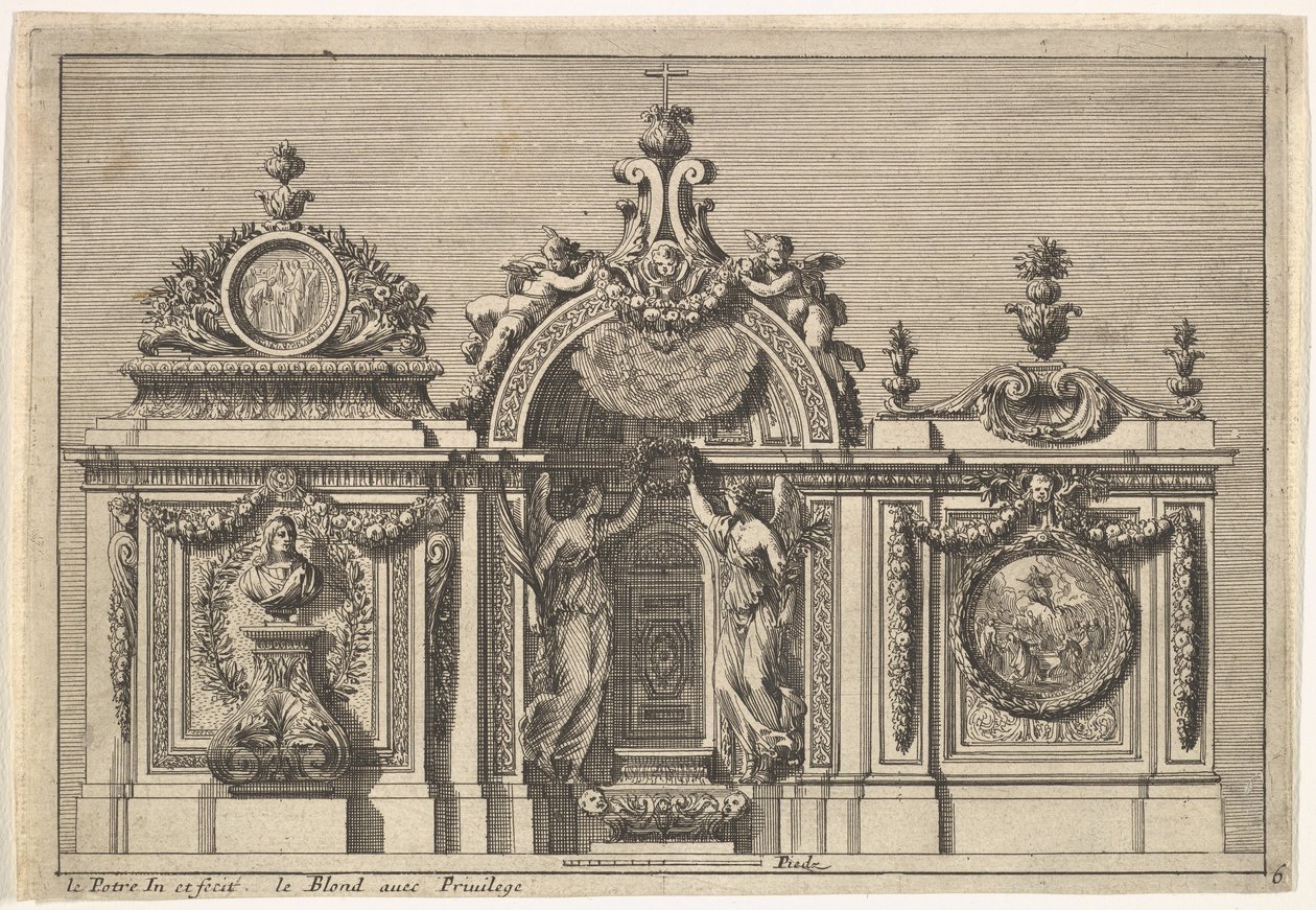 Projekt tabernakulum w dwóch wariantach, z: Tabernacles à l