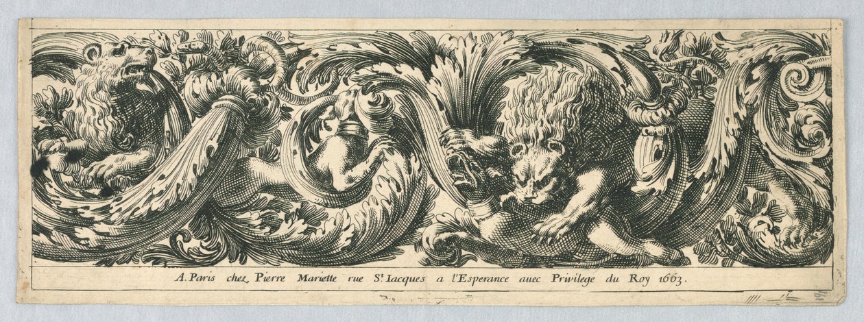 Fryz autorstwa Jean le Pautre