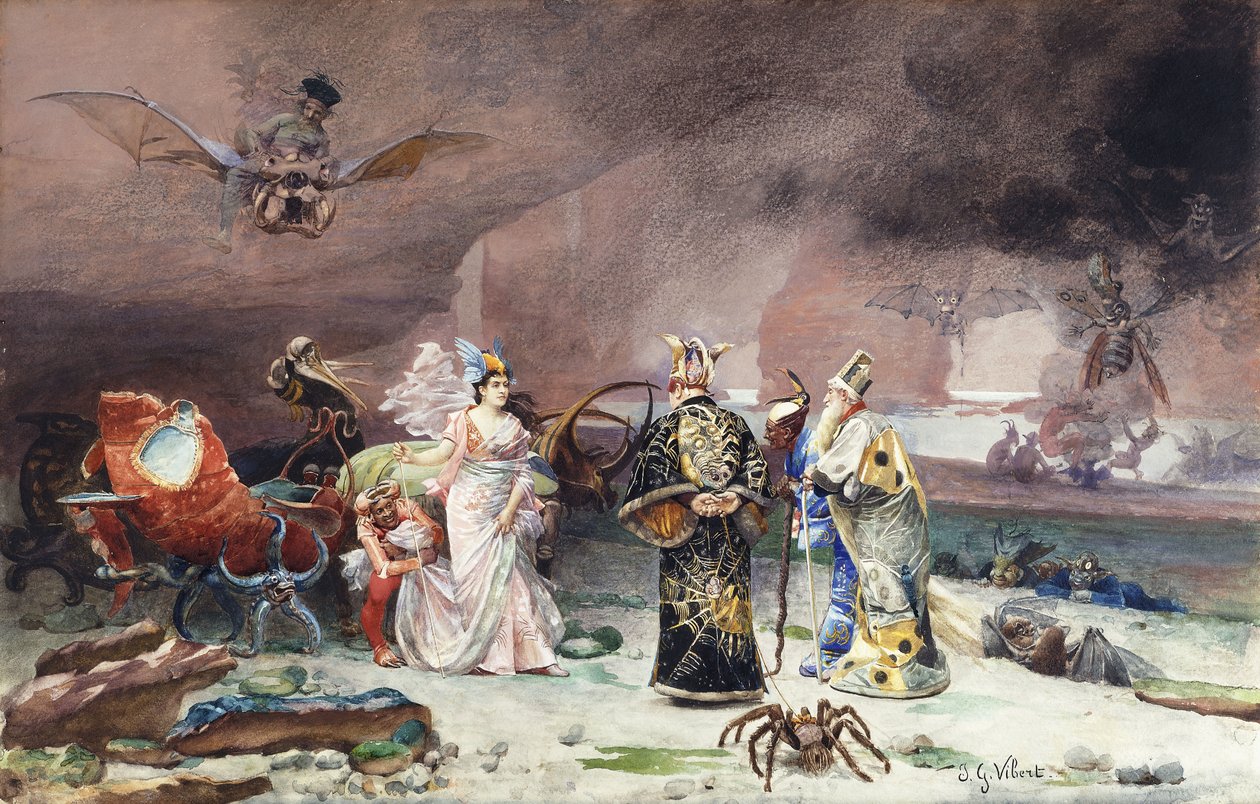 Bajka, autorstwa Jean or Jehan Georges Vibert
