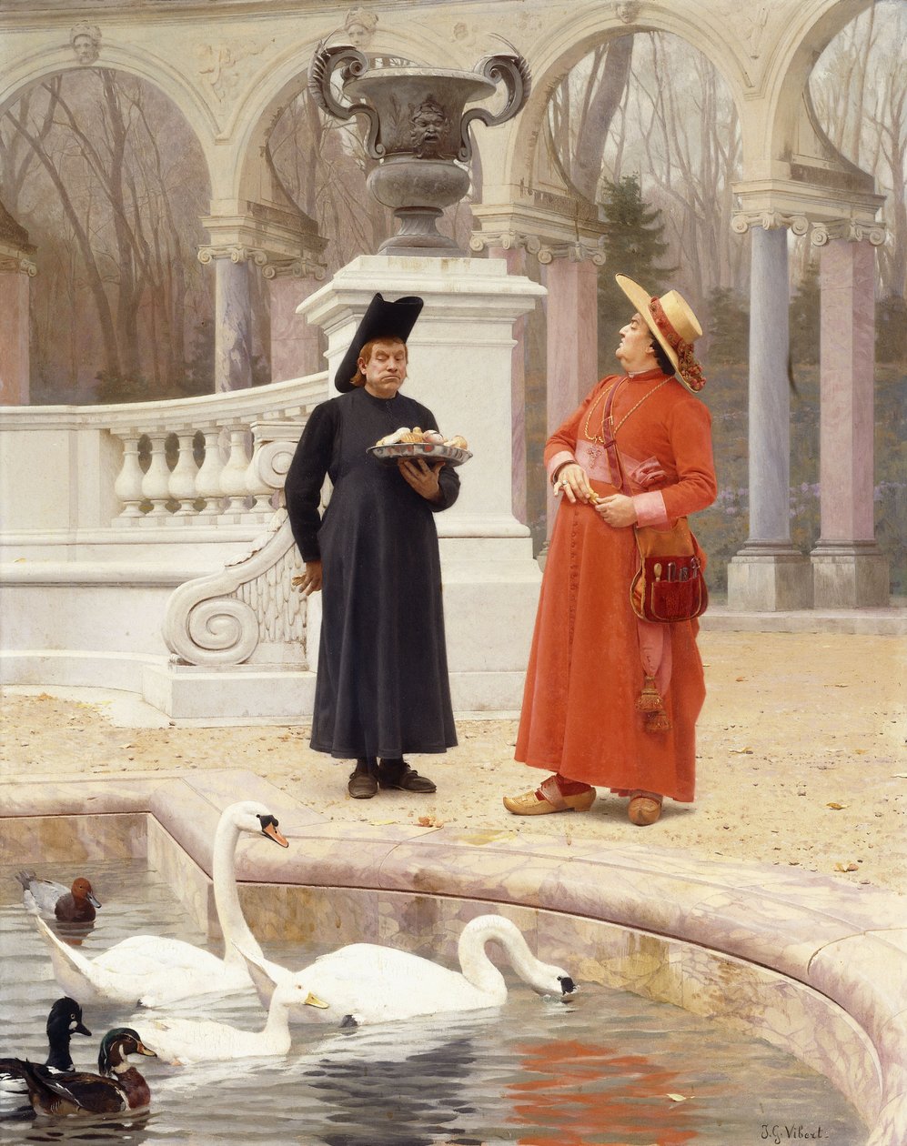 Talerz Ciasta, autorstwa Jean or Jehan Georges Vibert