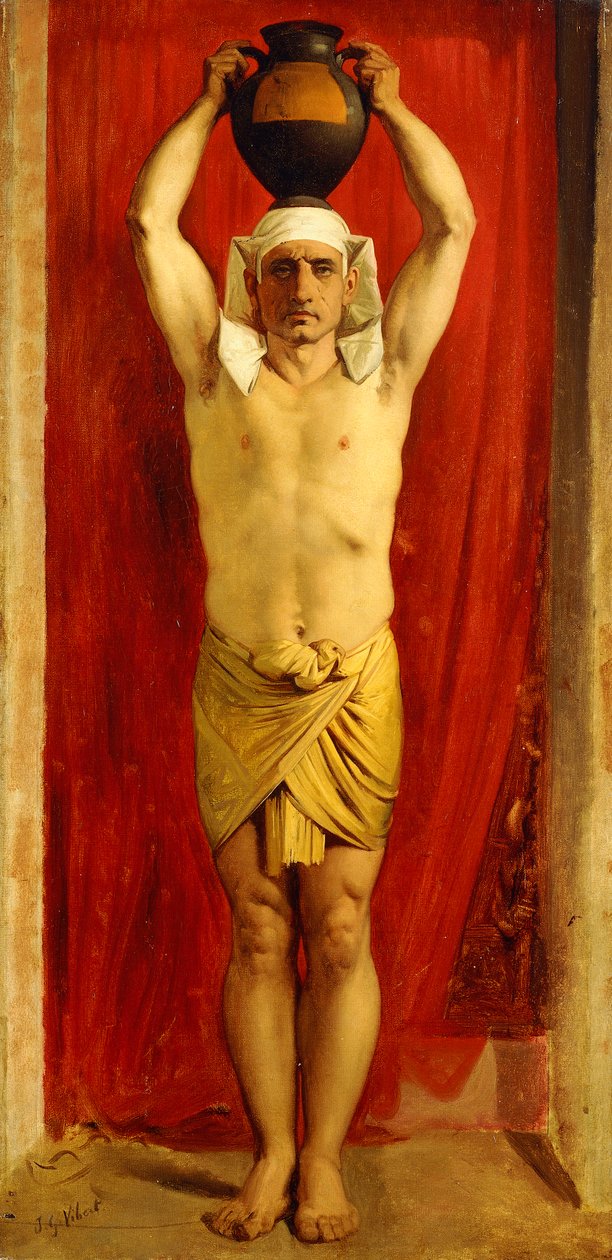 Egipski Przewoźnik Wody, autorstwa Jean or Jehan Georges Vibert
