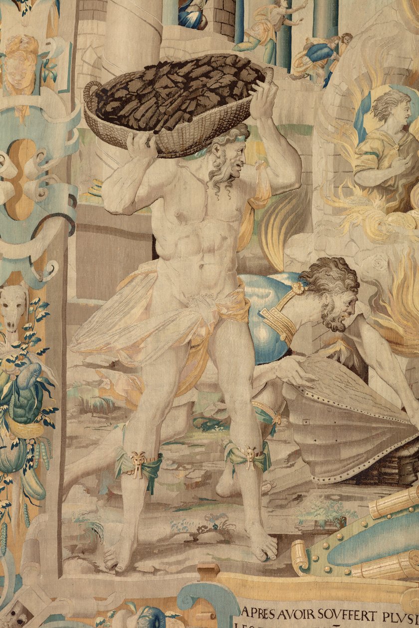 Legenda o Saint-Mammes (gobelin) autorstwa Jean the Elder Cousin