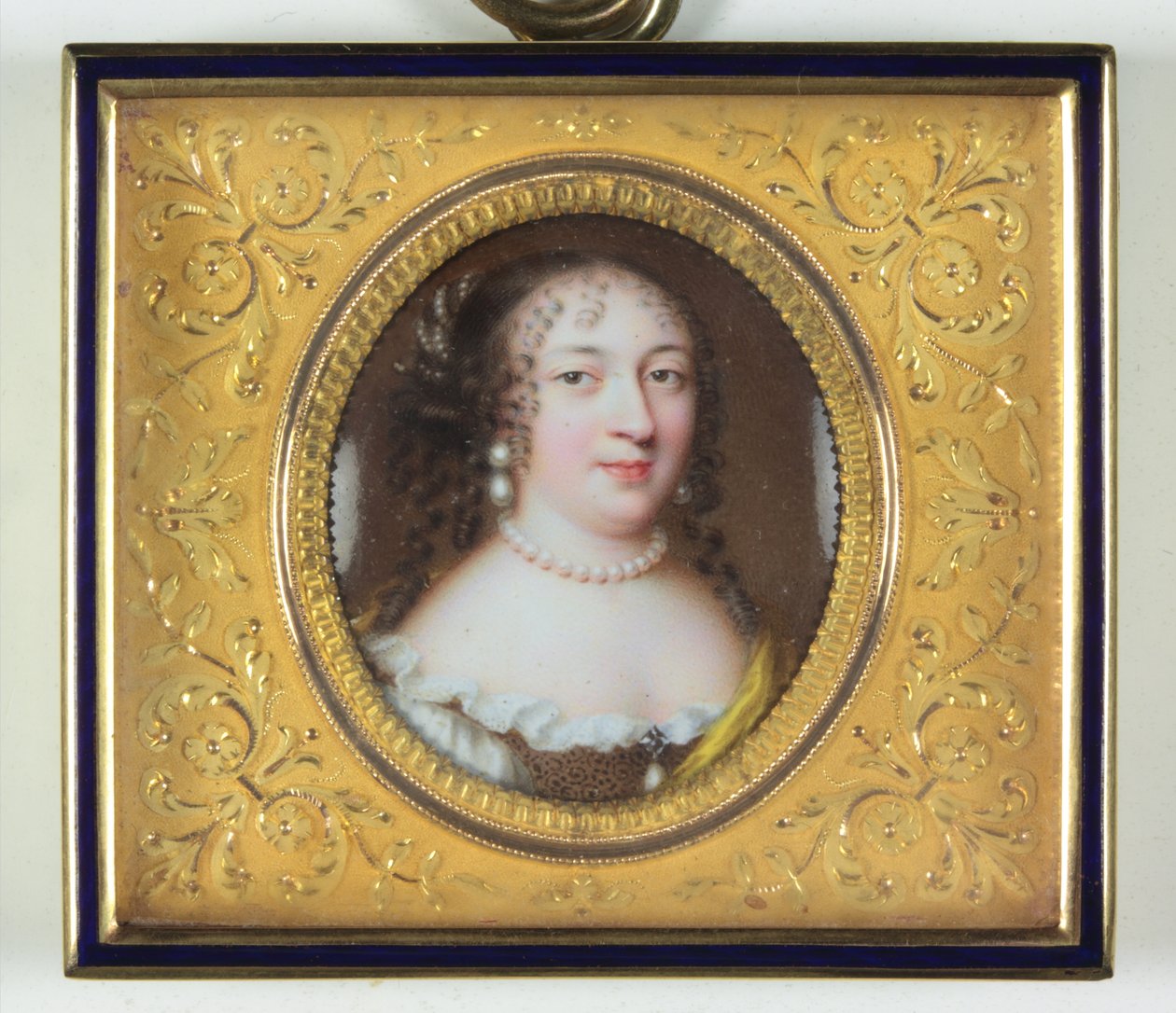 Pani o imieniu Madame de Louvois (emalia) autorstwa Jean the Elder Petitot
