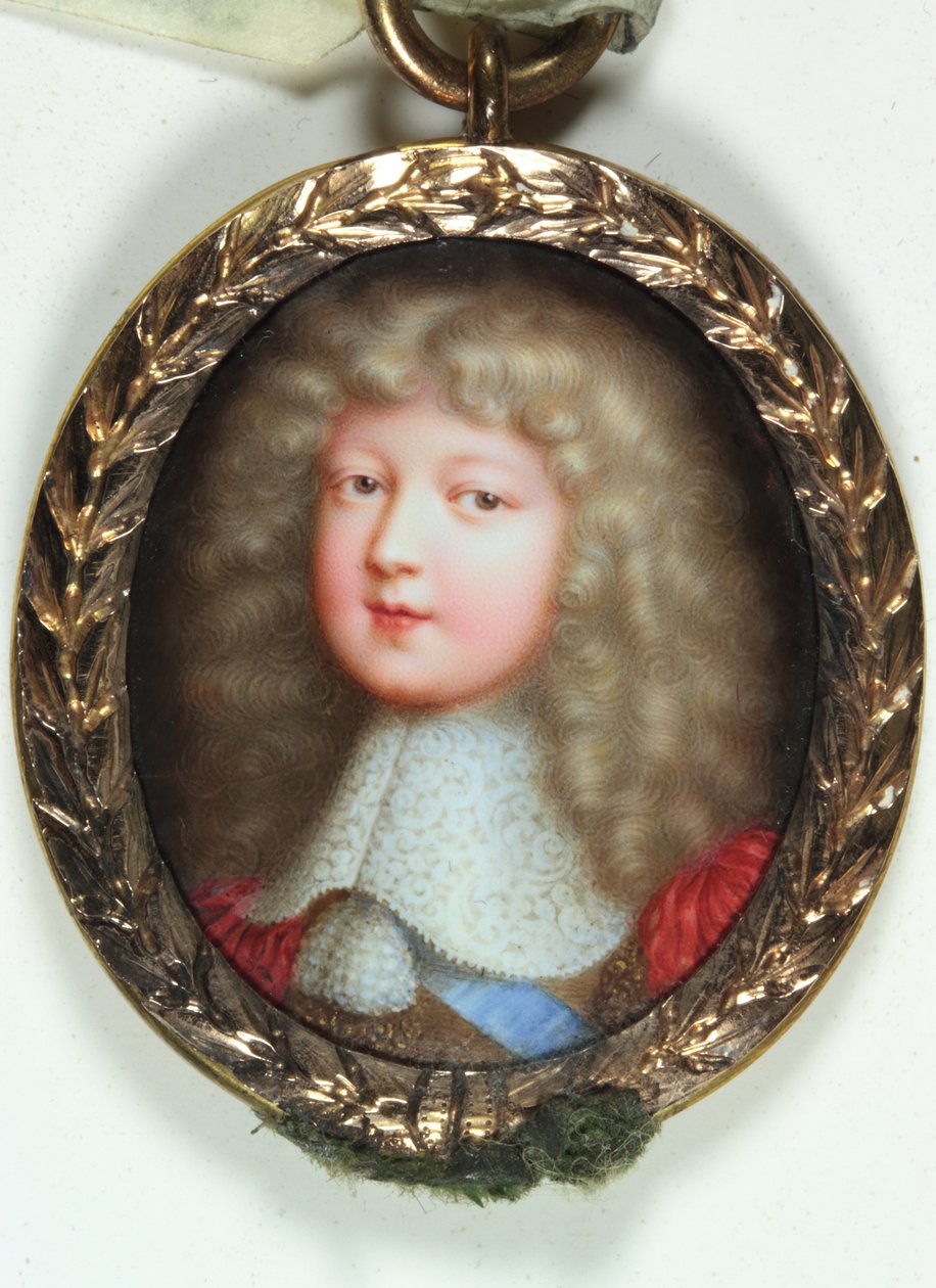 Ludwik Francji, Delfin butlonosy (emalia) autorstwa Jean the Elder Petitot