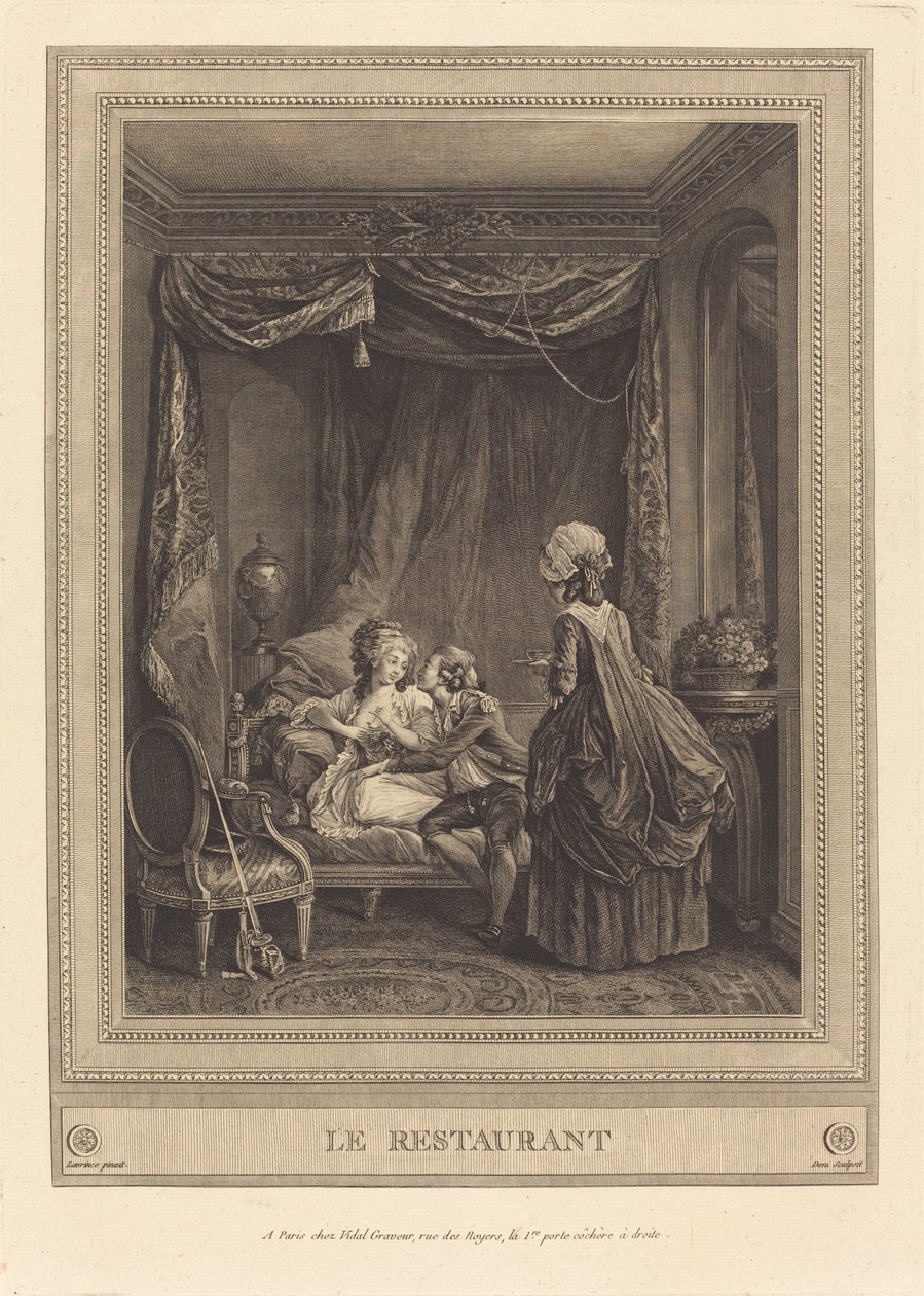 Restauracja autorstwa Jeanne Deny or Martial Deny after Niclas Lafrensen II