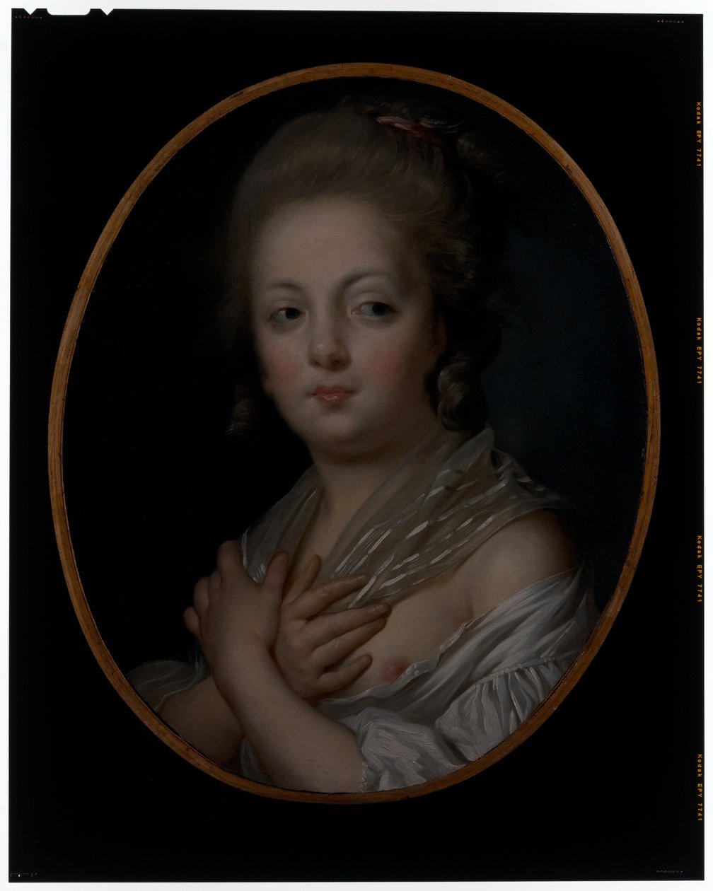 Młoda Kobieta Przy Jej Toalecie autorstwa Jeanne Philiberte Ledoux