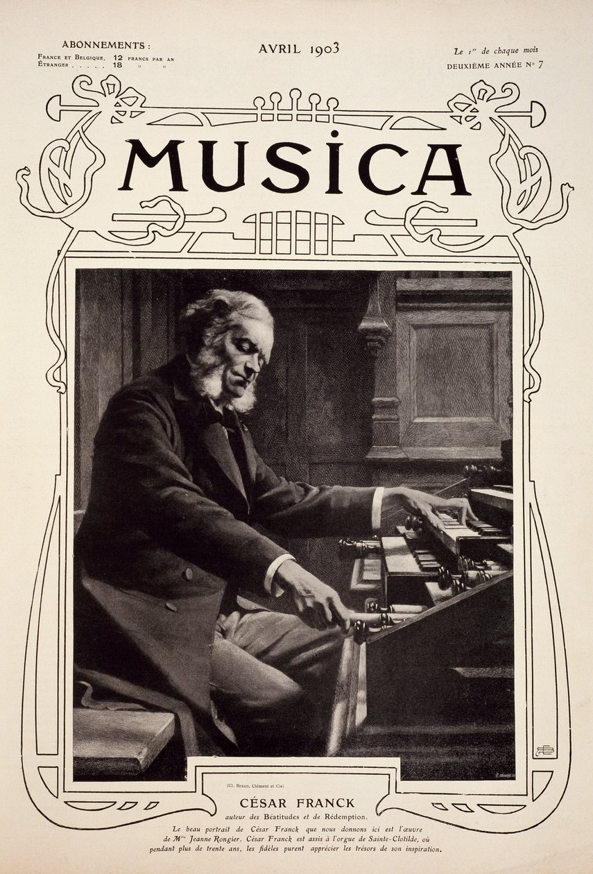 Cesar-Auguste Franck (Liege autorstwa Jeanne Rongier