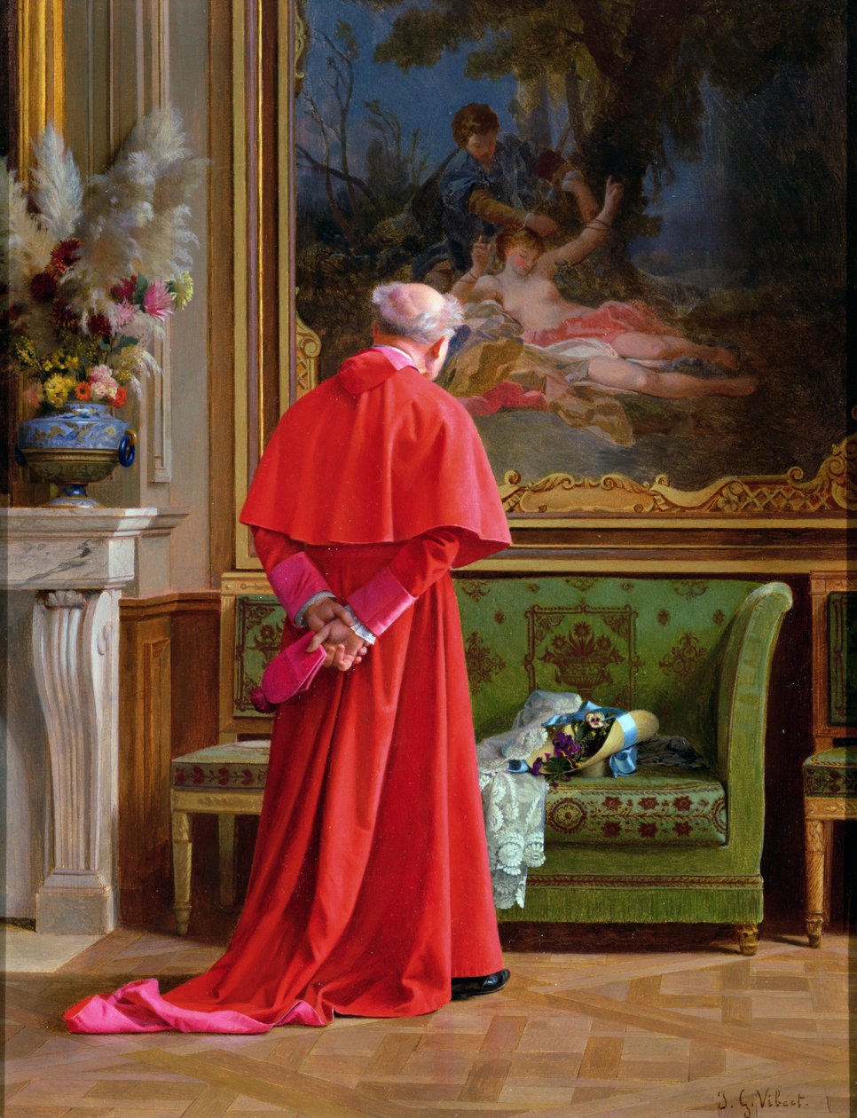 Widok autorstwa Jehan Georges Vibert