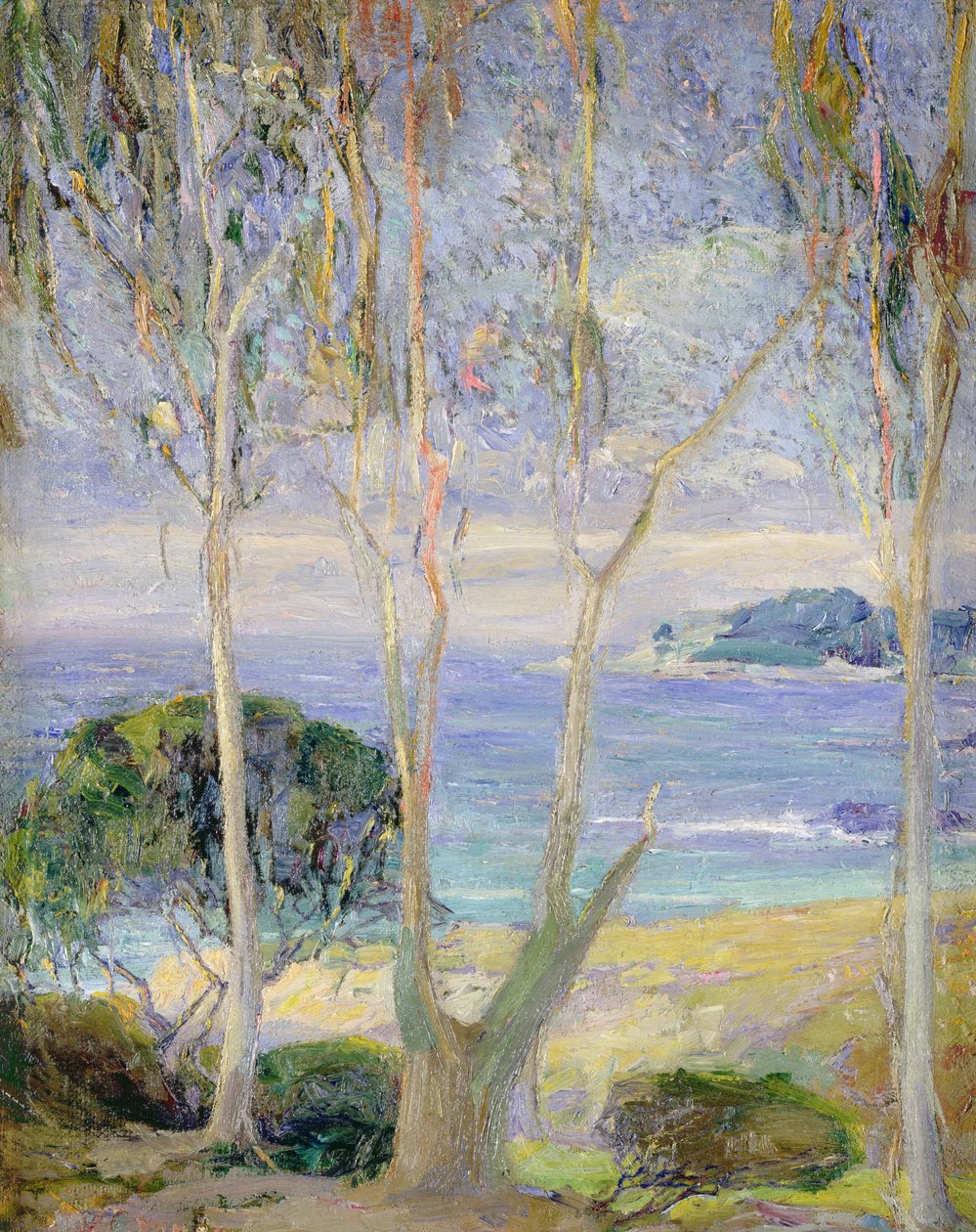 A Clear Day, California Coast, c.1918 (olej na płótnie) autorstwa Jennie Vennerstrom Cannon