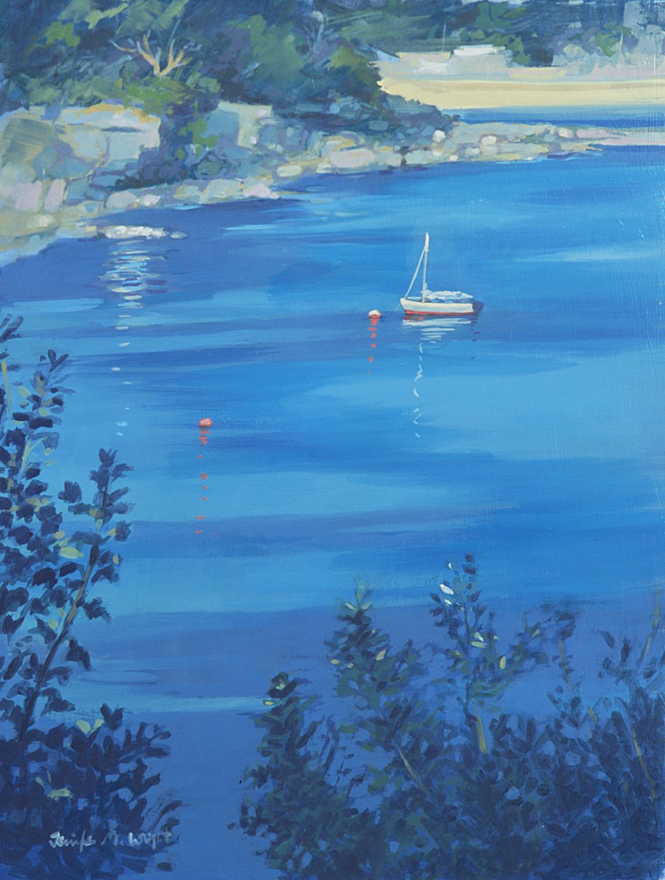 Odbicia jachtu, 2000 autorstwa Jennifer Wright