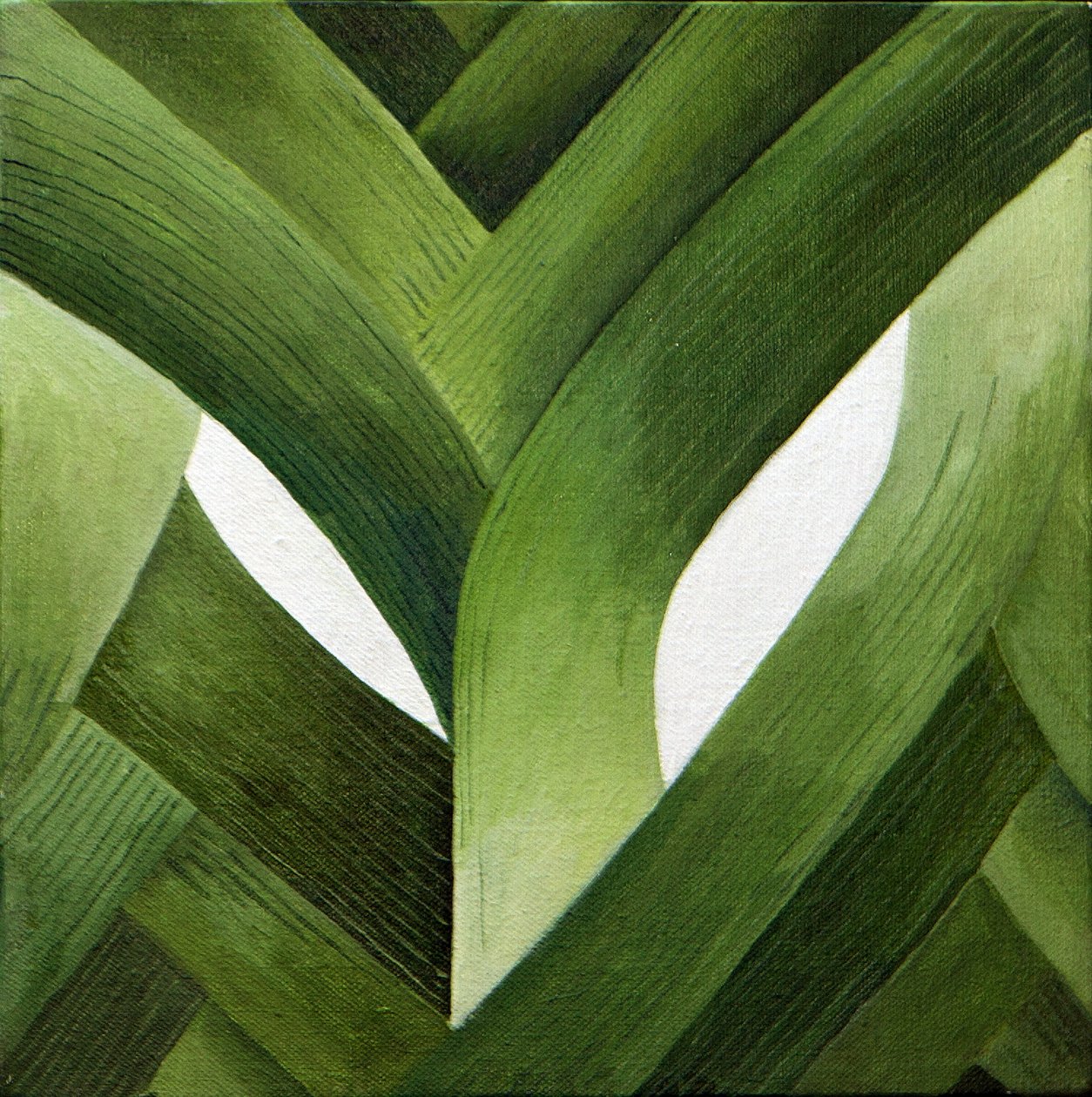 Pory, 2013 (akryl na płótnie) autorstwa Jennifer Abbott